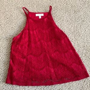 Red Lace blouse